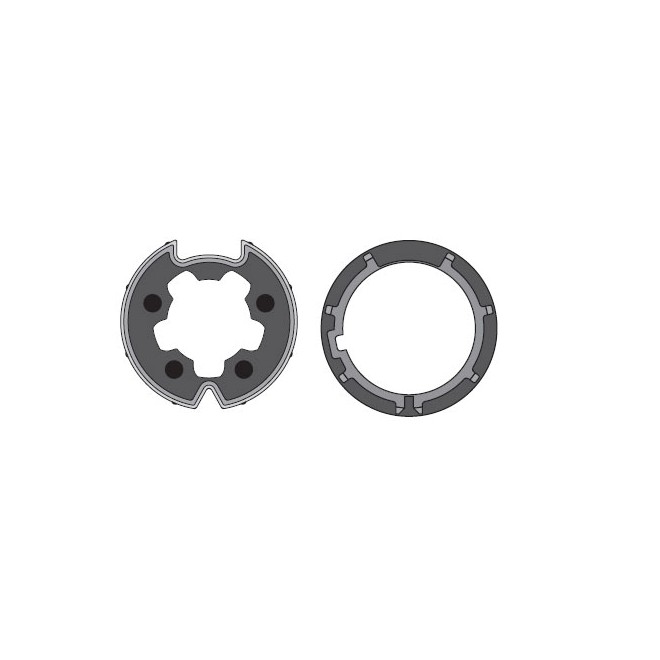 Adaptations moteur simu-Somfy Ø50 - Tube deprat 62