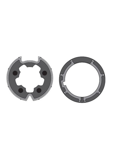 Adaptations moteur simu-Somfy Ø50 - Tube deprat 62