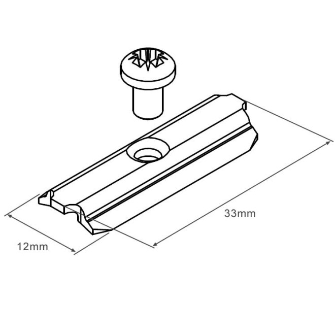 Ecrou pour Tube Depart 89 Fixation Attache Rigide