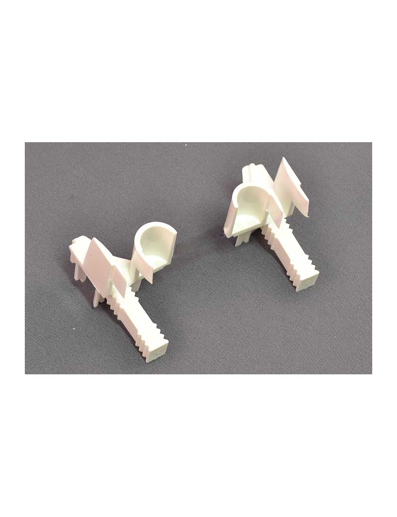 Paire de tulipe pour console Mini 45° Blanc
