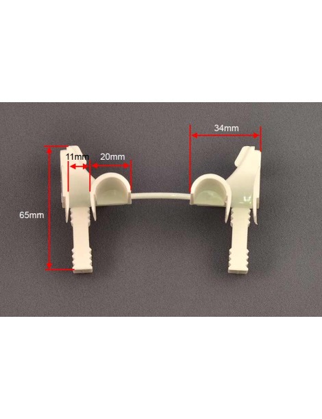 cotes tulipe pour console Mini 45° Blanc