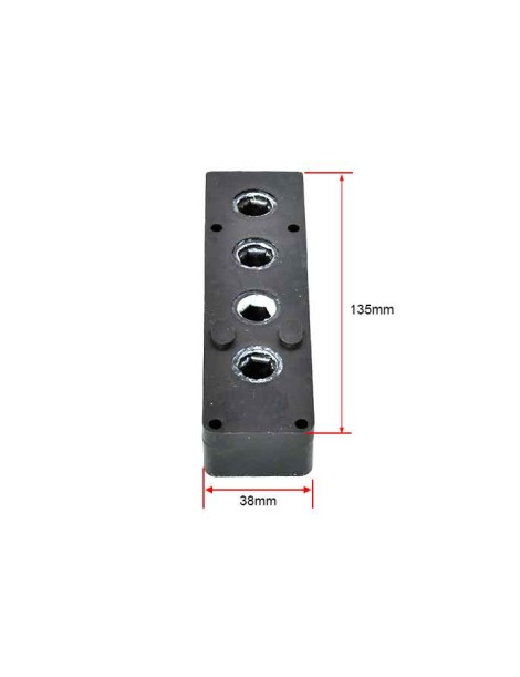 Renvoi 4 Pignons Deprat Hexagonal de 10mm