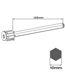 Moyeu Deprat avec axe Hexagonal de 10mm