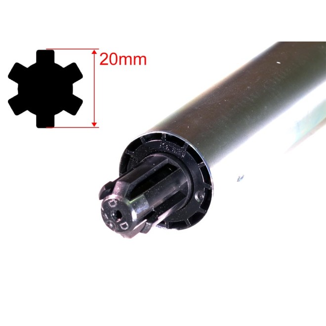 Moteur Simu T3,5 CC Filaire Ø40 - 6Nm  12V