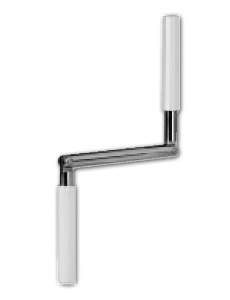 Poignée de Manivelle pour tringle Ø14 en inox