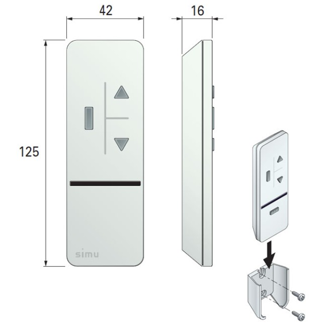 Schema télécommande Simu