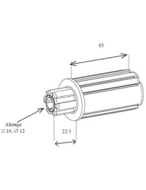 Embout  ZF45 - Crabot mâle -C10/D12