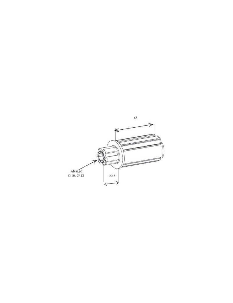 Embout  ZF45 - Crabot mâle -C10/D12