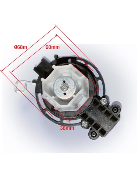 Mini couple conique débrayable Droit Octo40 - Carré de 6