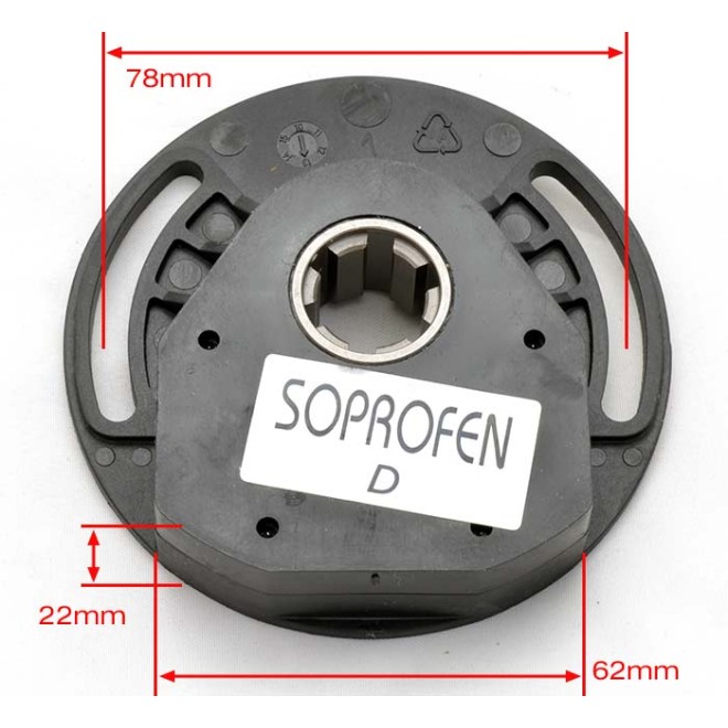 Treuil Soprofen Noir pour Chrono VX 18 ou 22