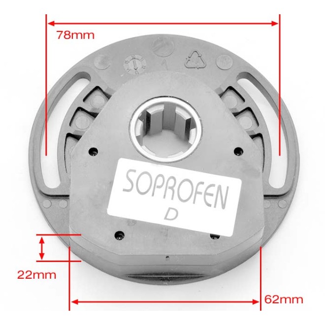 Treuil Soprofen Gris pour Chrono VX 18 ou 22