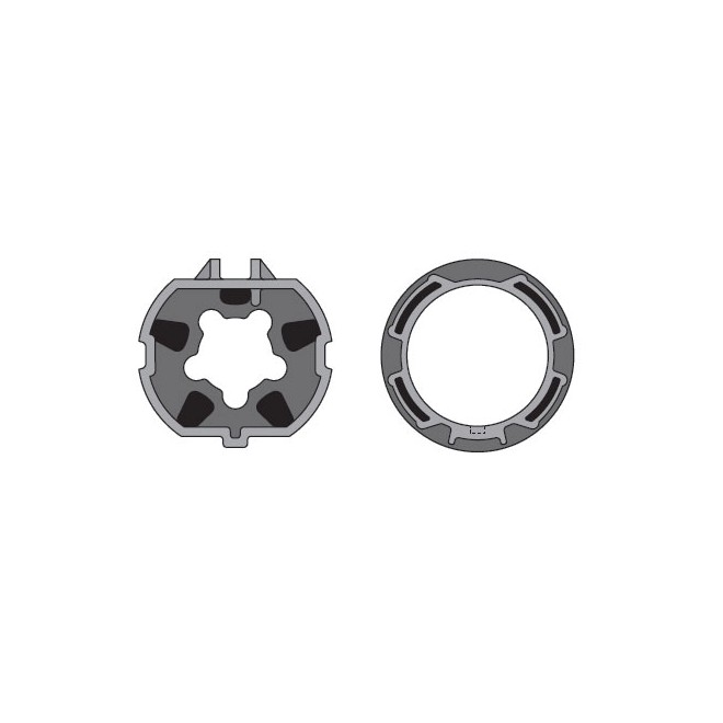 Adaptations moteur simu-Somfy Ø60 - Tube ZF 80