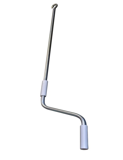 Manivelle de store banne1400mm Galvanisé 90°