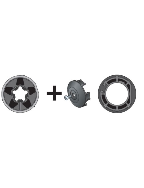 Adaptations moteur simu-Somfy Ø60 - Tube Ø101 épais  + stop roue