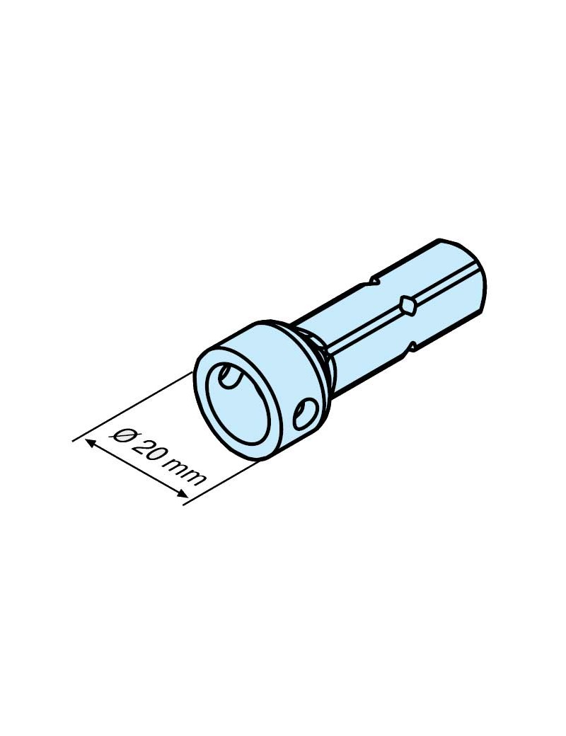 Rond de 20mm pour moteur Becker - Type R3/20