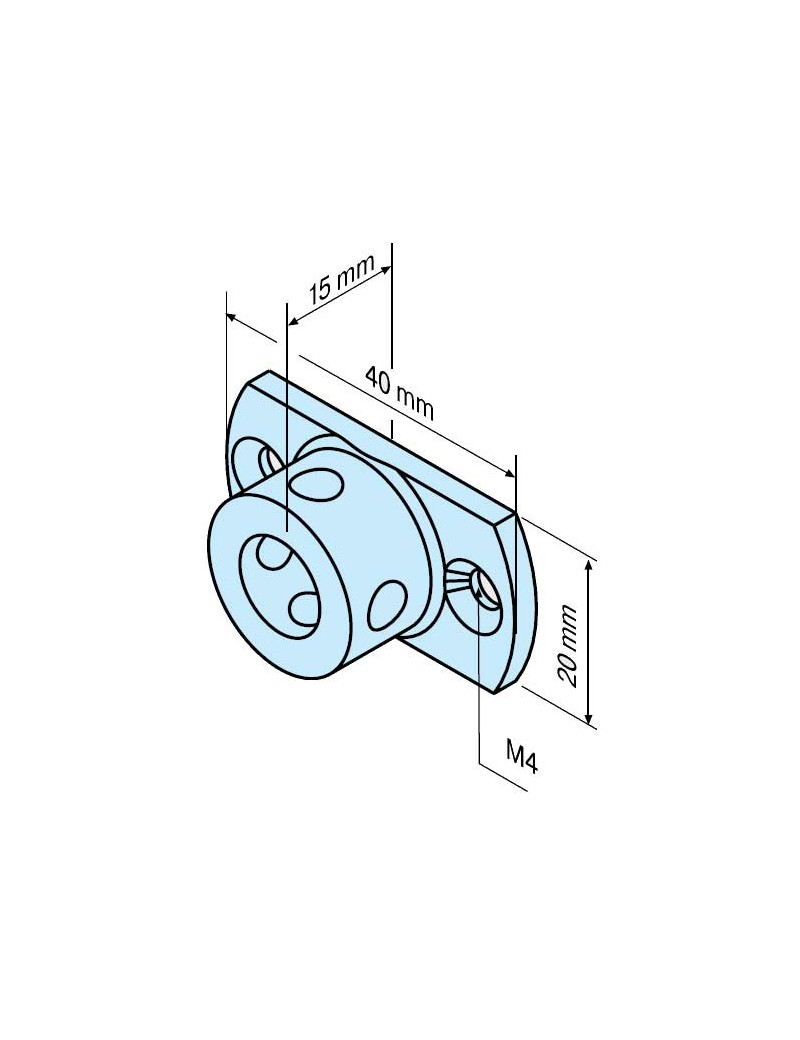 Rond de 20mm pour moteur Becker - Type serie 40