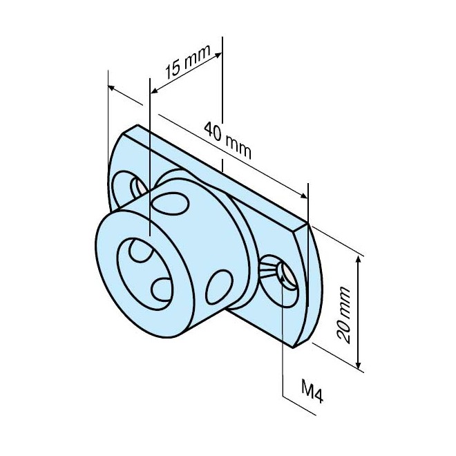 Rond de 20mm pour moteur Becker - Type serie 40 Rond de 20mm pour moteur Becker - Type serie 40