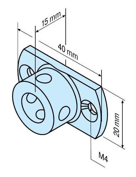 Rond de 20mm pour moteur Becker - Type serie 40