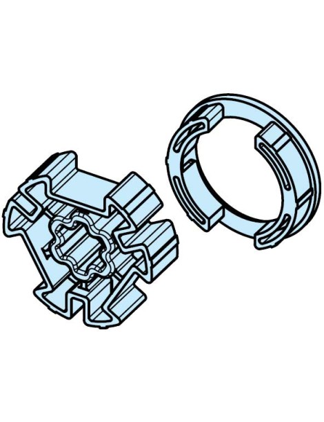 Roue et couronne Deprat 62 pour moteur Becker