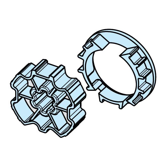 Roue et couronne ZF 64 pour moteur Becker Roue et couronne ZF 64 pour moteur Becker