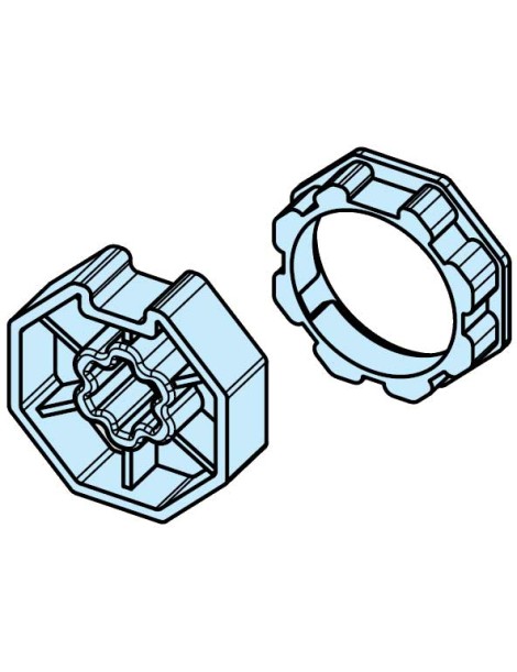 Roue et couronne OCTO 60 pour moteur Becker
