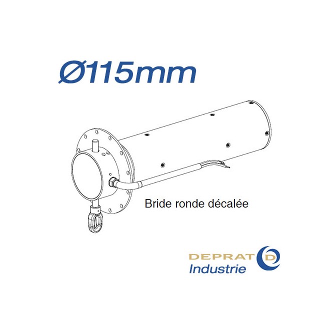 Moteur Deprat D115 500Nm Mono Bride décalée Moteur Deprat D115 500Nm Mono Bride décalée