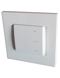 Inverseur 3 positions fixes Blanc encastrable