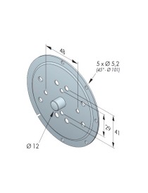 Support Thyssen Bloc baie