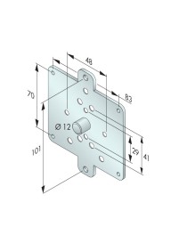 Support SKS Bloc baie