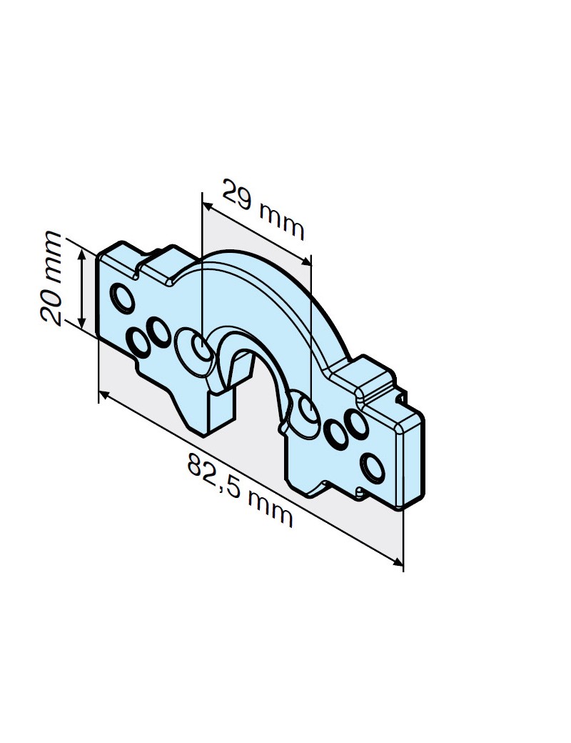 Pièce clip Mini R C-plug - jonction moteur type R