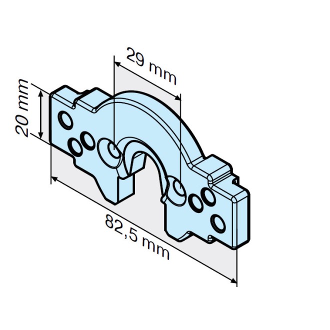 Pièce clip Mini R C-plug - jonction moteur type R Pièce clip Mini R C-plug - jonction moteur type R
