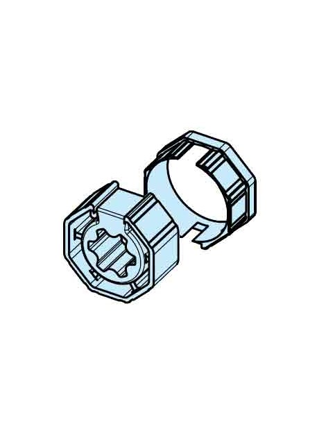 Roue et couronne Octo 40 pour moteur Becker diam35
