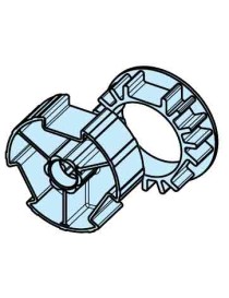 Roue et couronne Deprat 89 pour moteur Becker