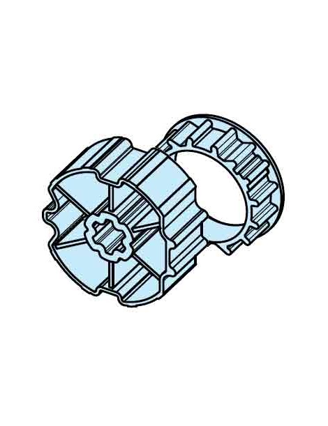 Roue et couronne ZF 80 pour moteur Becker