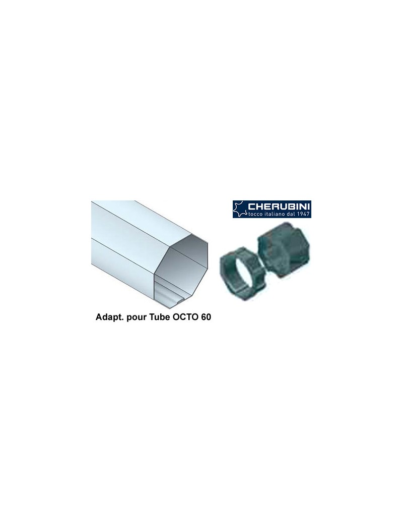 Adaptateurs moteur Cherubini  Ø45 - tube octo 60