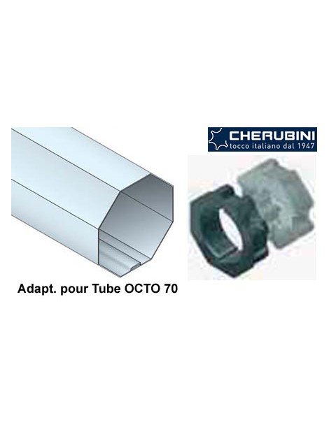 Adaptateurs moteur Cherubini  Ø45 - tube octo 70