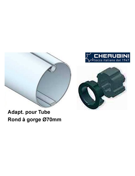 Adaptateurs moteur Cherubini  Ø45 - tube 70 à gorge