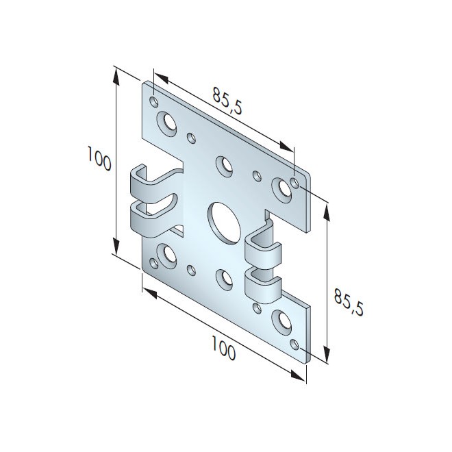 Support VEKA - Bloc baie Simu Support VEKA - Bloc baie Simu