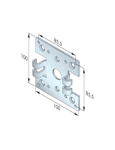 Support VEKA - Bloc baie Simu
