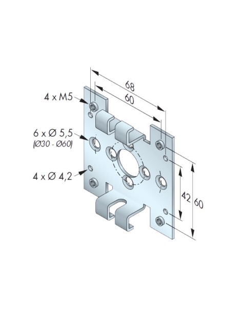 Support double pince - Rénovation Simu
