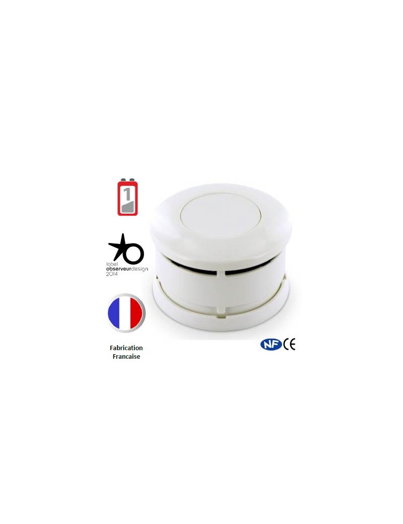 Détecteur de fumée Baikal Xeltys 1 an NF CE
