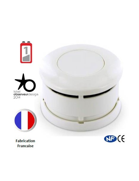Détecteur de fumée Baikal Xeltys 1 an NF CE