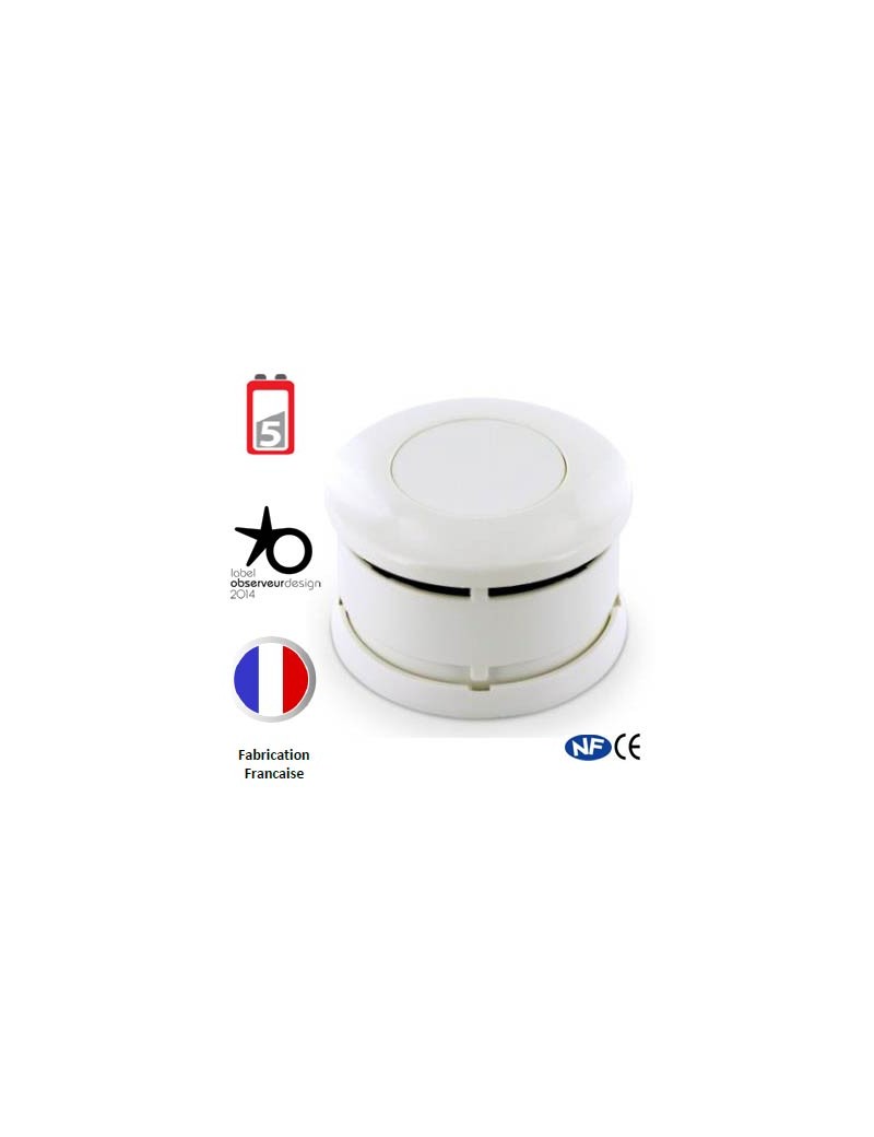 Détecteur de fumée SERENITY Lifebox 1an NF