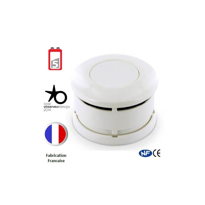 Détecteur de fumée SERENITY Lifebox 1an NF Détecteur de fumée SERENITY Lifebox 1an NF