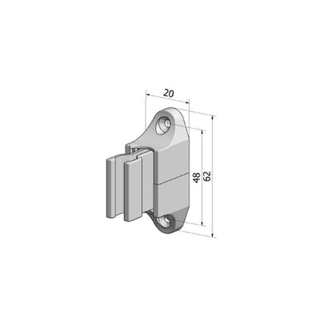 Clip de manivelle Blanc 13-15,5 mm réglable Clip de manivelle Blanc 13-15,5 mm réglable