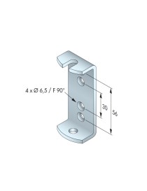 Etrier support T6 EntreAxe30-56 - Traditionnel Simu
