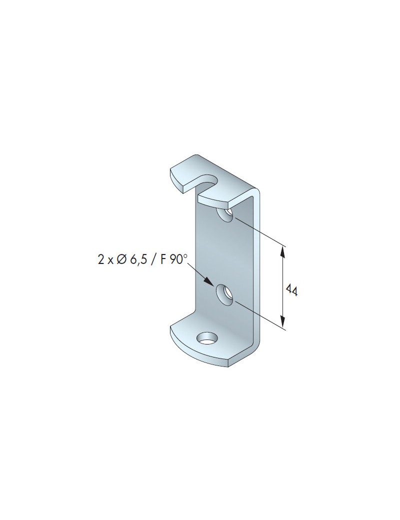 Etrier support T6 EntreAxe44- Traditionnel Simu