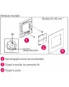 Emetteur mural Simu Hz 1 canal Volet roulant - 100% Volet Roulant
