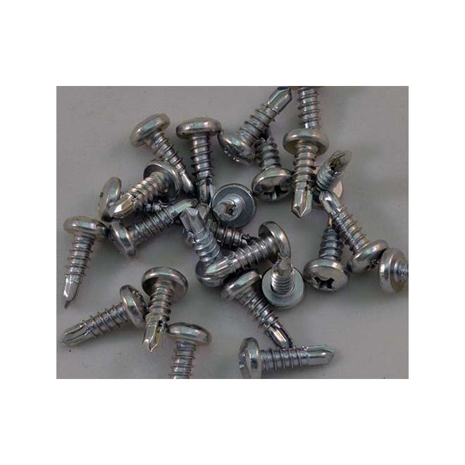 Lot de 20 Vis Zebra Auto-foreuses 3,5 X 9,5mm Lot de 20 Vis Zebra Auto-foreuses 3,5 X 9,5mm