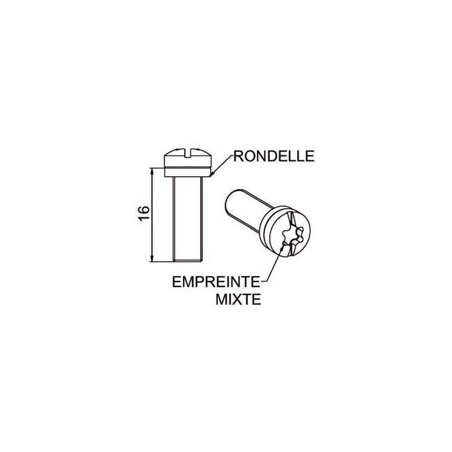 Vis de genouillère ZF M5 Vis de genouillère ZF M5